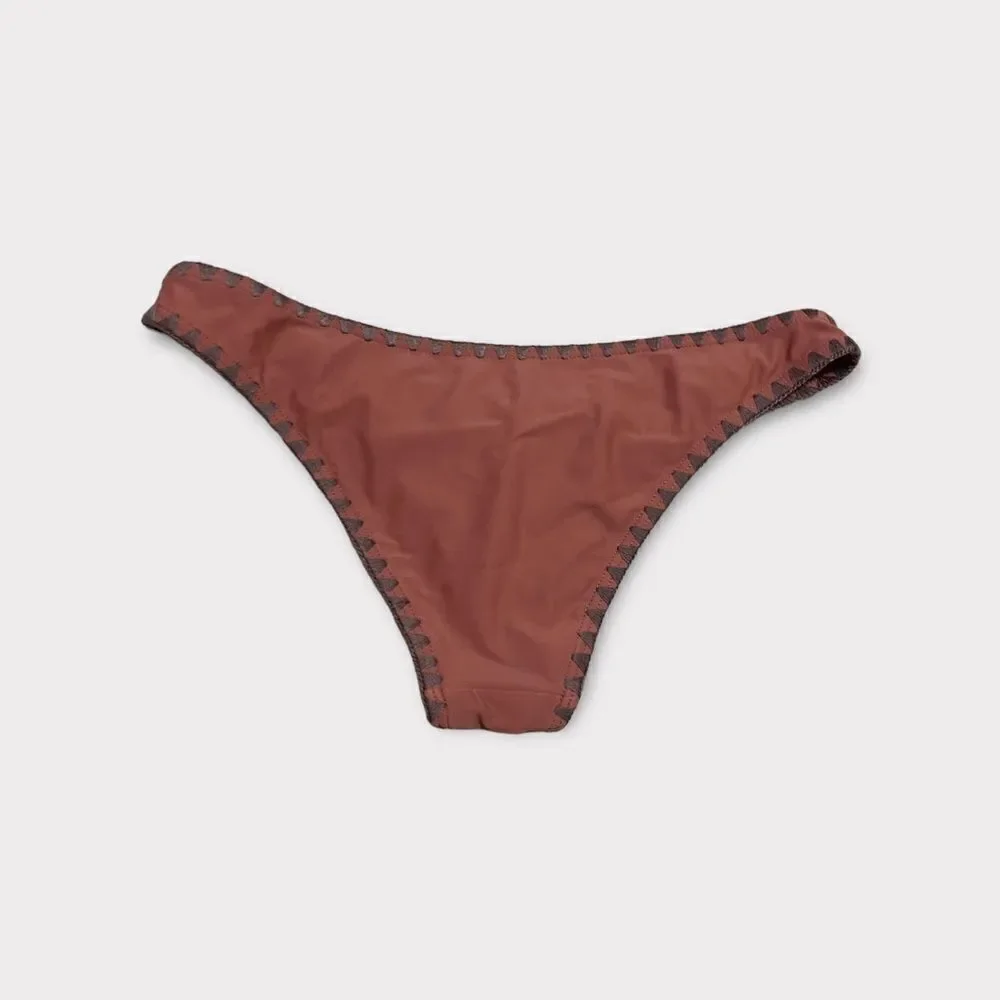 Cupshe Mauve Low Rise Bikini Bottom